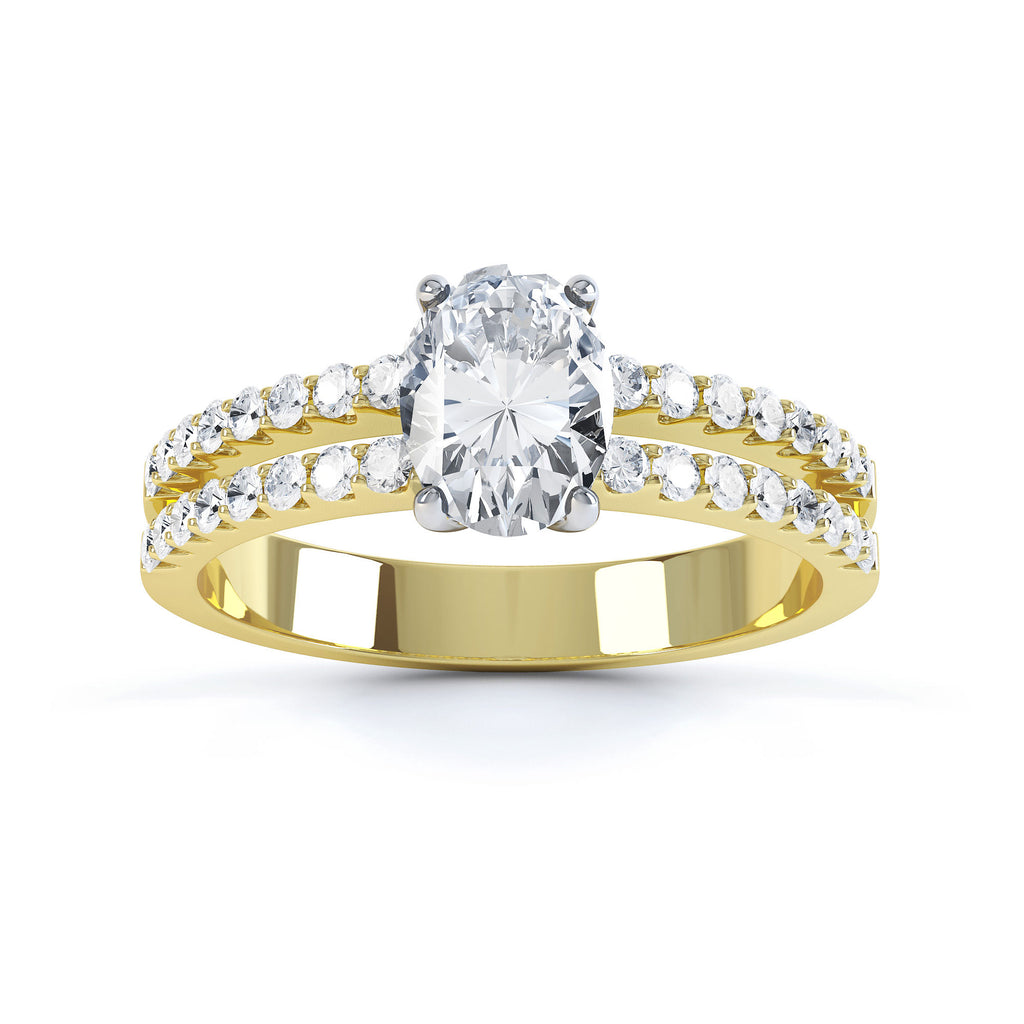 Yellow Gold Engagement Ring by Luminary Fine Jewellery, Surrey