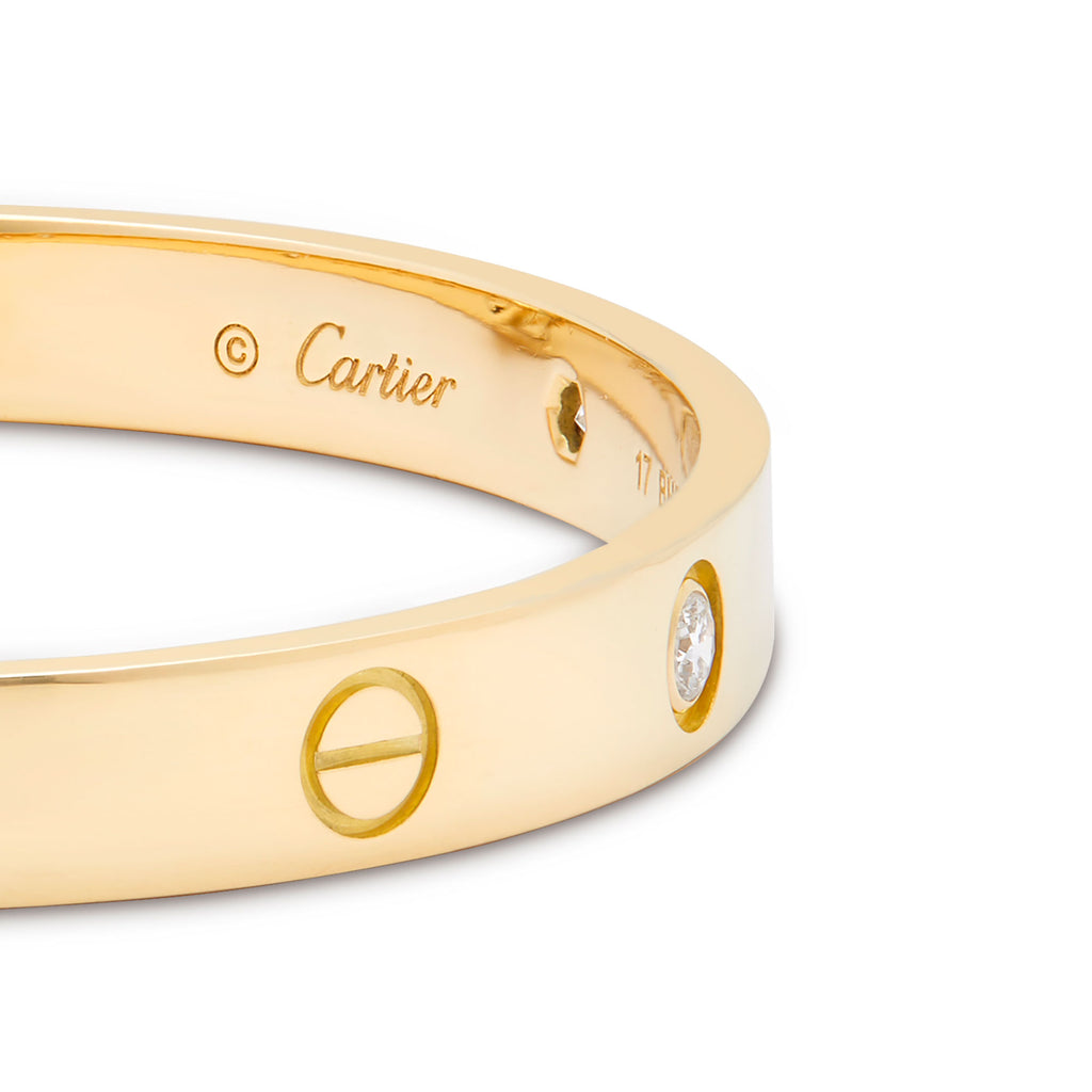 Cartier 4 Diamond Love Bracelet